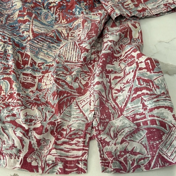 REYN SPOONER ALFRED SHAHEEN Hawaiian Shirt Short Sleeve Mens size Large - Picture 9 of 9